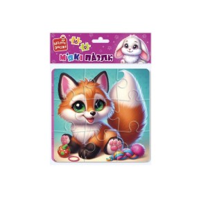 Мягкие пазлы Vladi Toys Зайчик и лисичка (VT1102-35)
