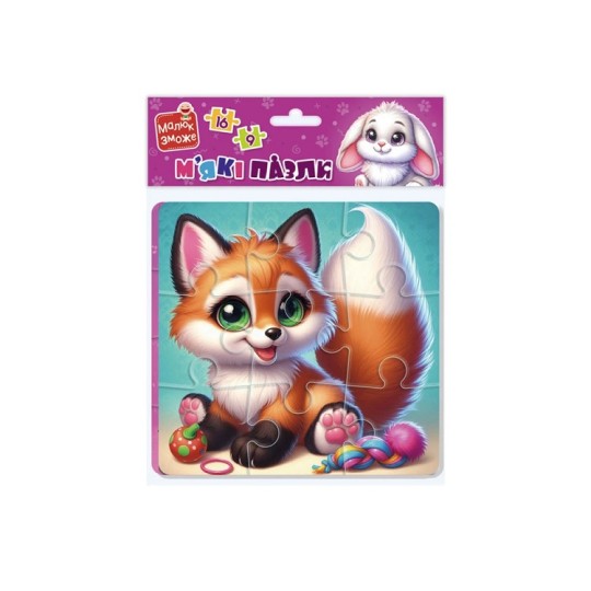 М'які пазли Vladi Toys Зайчик та лисичка (VT1102-35)