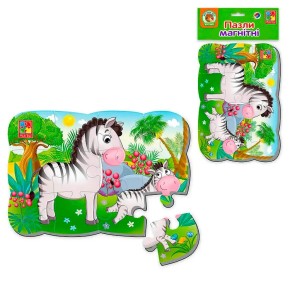 Магнитные пазлы Vladi Toys Зебрики А5 (VT3205-75)
