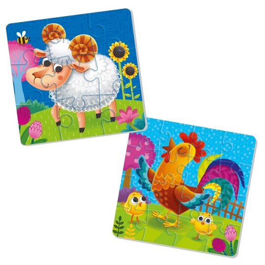 Магнітні пазли Vladi Toys 2в1 Farm (RK6050-04)