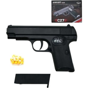 Игрушечный пистолет стреляет пластиковыми пулями (C27)