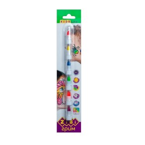 Олівці ZiBi Kids Line для гриму обличчя та тіла Позитив 6 кольорів (ZB.6569)