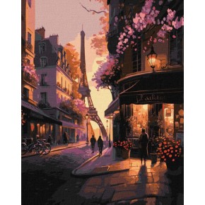 Картина по номерам Ideyka Французские улочки 40х50 см (КНО2198)