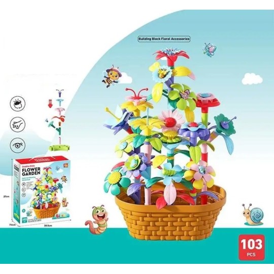 Конструктор Flower Garden 103 елемента (9033)