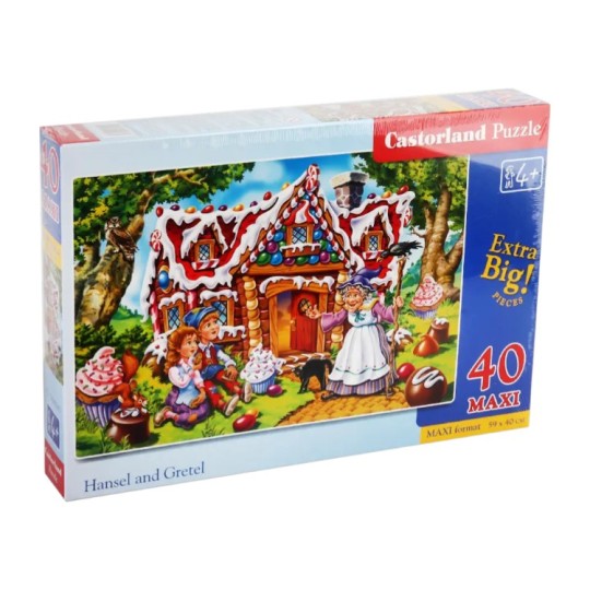 Пазли Castorland Пряничний будиночок 40 Maxi елементів (B-040285)