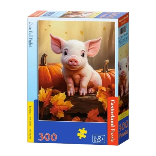 Пазли Castorland Милий осінній порося 300 елементів (B-030569)