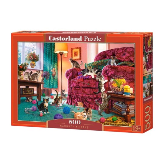 Пазли Castorland Неслухняні кошенята 500 елементів (B-53254)
