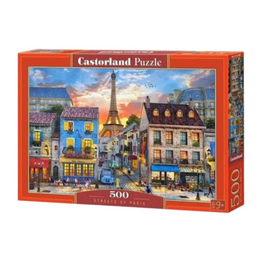 Пазлы Castorland Улицы Парижа 500 элементов (B-52684)