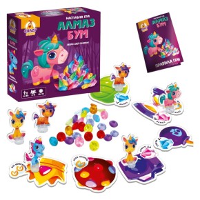 Настольная игра Vladi Toys Алмаз бум единорожки маршрутная (укр)(VT8055-31)