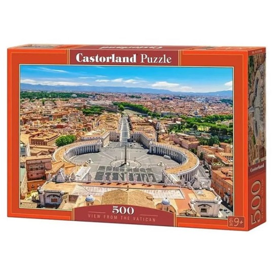 Пазли Castorland 500 Вид з Ватикану Рим 47х33 см (B-53964)