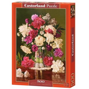 Пазлы Castorland 500 Красивые пионы 47х33 см (B-53780)