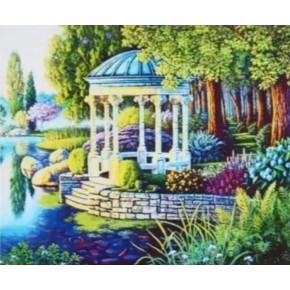 Алмазная мозаика Беседка 30х40 см (60787)