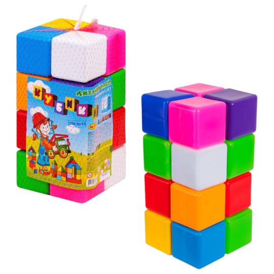 Кубики Bamsic 111/1 16 штук в сітці (45979)