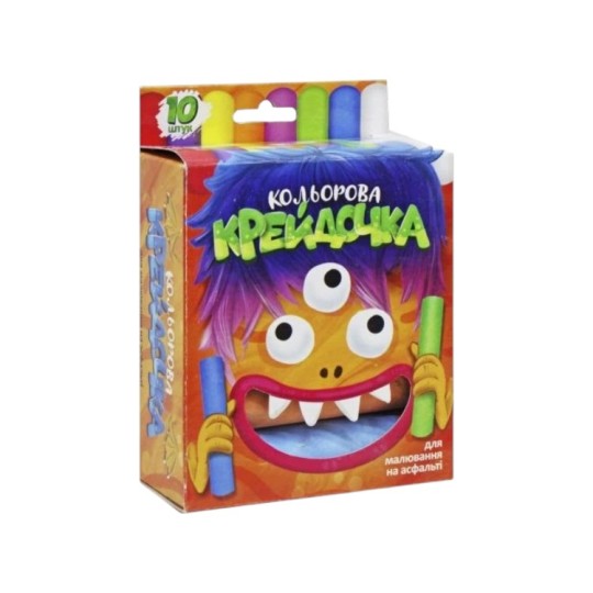 Крейда Danko Toys Крейдочка 10 штук (КRD-02-01U)