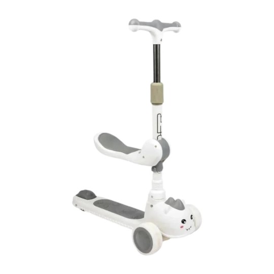 Самокат трёхколёсный Skyper с сиденьем (S-2517-80)