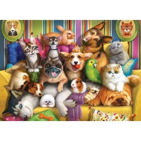 Пазлы Castorland Игривые зверюшки 60 элементов (B-066254)