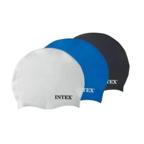 Шапочка силиконовая для плавания Intex 20 см Микс (55992)