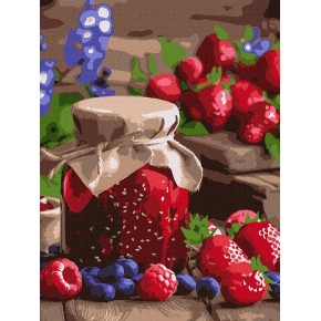 Картина за номерами Ideyka Малинове варення 30х40 см (КНО5692)