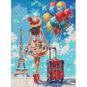 Алмазна мозаїка Ideyka Перша подорож 30x40 см (AMO8162)