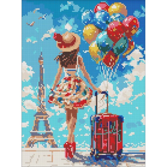 Алмазна мозаїка Ideyka Перша подорож 30x40 см (AMO8162)