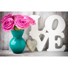 Алмазна мозаїка Strateg LOVE 30х40 см (HEG87049)