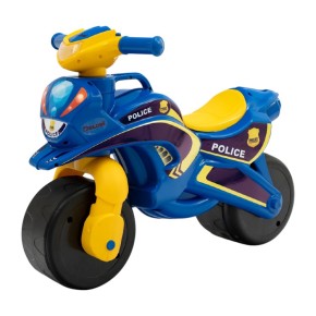 Каталка Doloni-toys Байк Полиция Синий с жёлтым (0138/570)
