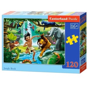 Пазлы Castorland Книга джунглей 120 элементов (B-13487)