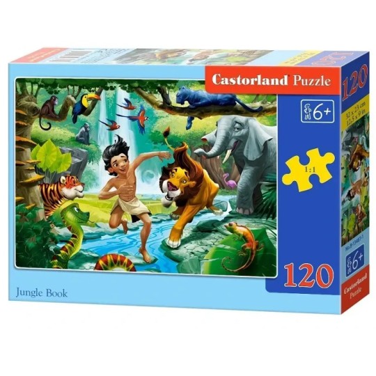 Пазлы Castorland Книга джунглей 120 элементов (B-13487)
