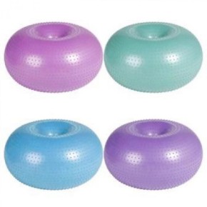 Мяч для фитнеса Пончик-ёжик 45 см 900 г (BT-SFB-0012)