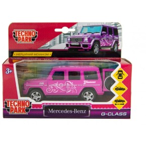 Автомодель GLAMCAR - MERCEDES-BENZ G-CLASS (фиолетовый) GCLASS-12GRL-LIL