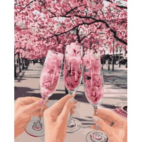 Картина за номерами: Весна в келихах © Оксана Воробій 40*50 BS53036