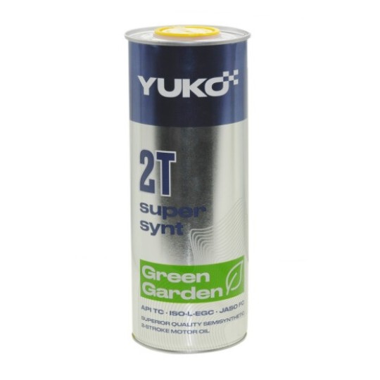 Олива для двотактних бензинових двигунів YUKO SUPER SYNT 2T(FС) каністра 1л ПЕ