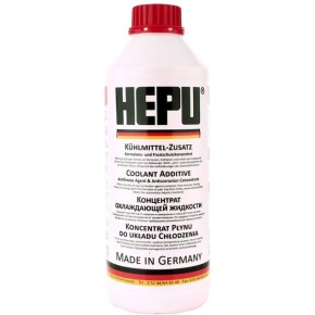 Концентрат охлаждающей жидкости HEPU P999 G12 (красный) 1,5 л (P999-G12)