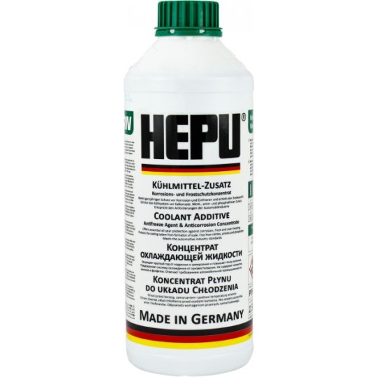 Концентрат охлаждающей жидкости HEPU P999 GRN 1.5L (зеленый) (P999-GRN)
