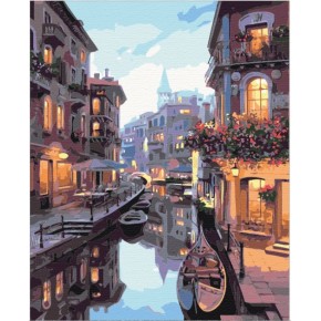 Картина по номерам: Канал в Венеции 40*50 BS7673