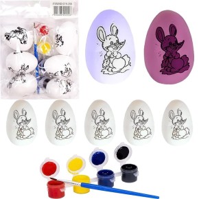 Набір "Розфарбуй сам" заготовка - Яйця з фарбами G19-255 G19-255(107252)