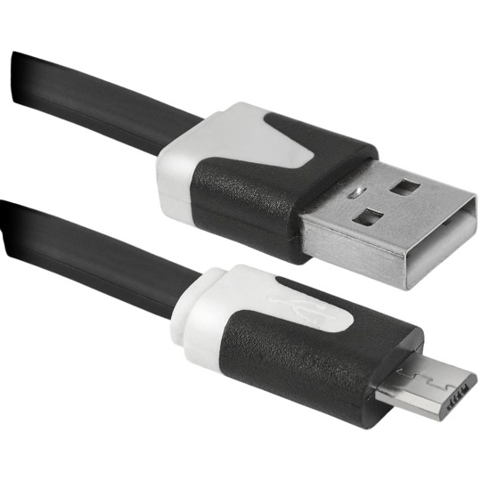 Кабель Defender USB08-03P USB 2.0 AM-MicroBM 1 м (6282556)