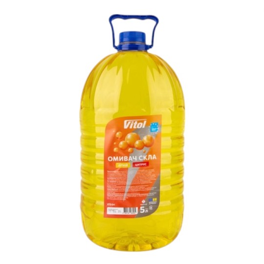 Омивач скла літній Vitol Цитрус 5 л
