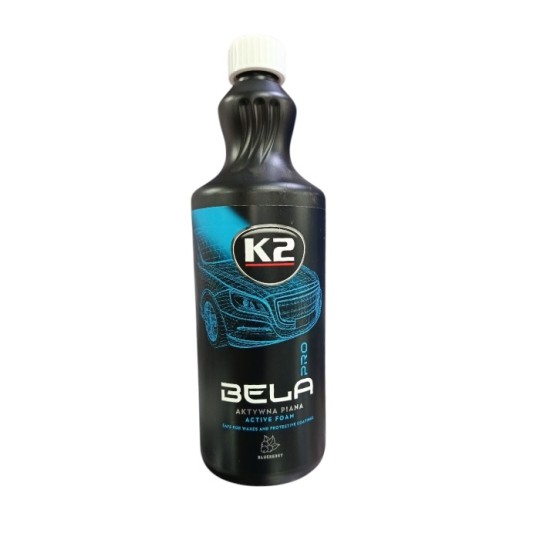 Автошампунь K2 Bela Pro Neon Активная пена клубника 1 л