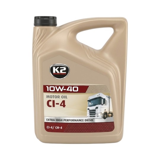 Масло моторное K2 Motor Oil 10W-40 CI-4 5 л (K20950)