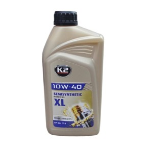 Олива моторна K2 Semisynthetic Motor Oil SL/CF XL 10W-40 1 л (K20908)