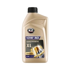 Олива моторна K2 Semisynthetic Motor Oil SL/CF XL 10W-40 Turbo Diesel 1 л (K20913)