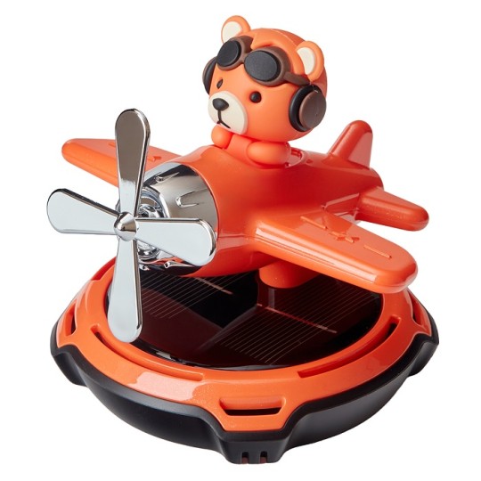 Ароматизатор Pilot Bear на солнечной батарее оранжевый (EK0014206)