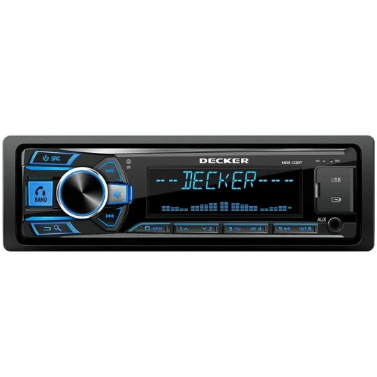 Автомагнитола Decker MDR-122 BT MP3 (НФ-00001320)