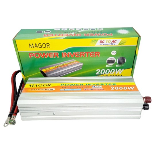 Інвертор-перетворювач напруги Magor Power Inverter SAAF-2000A