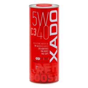 Масла моторные XADO Atomic Oil 5W-40 C3 Red Boost 1 л
