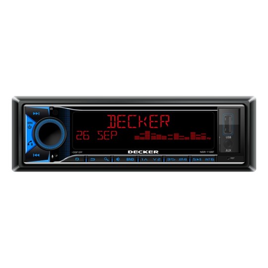 Автомагнітола Decker MDR-112 BT MP3 (НФ-00005411)