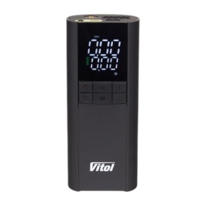 Автомобільний компресор ViTOL 3в1 Повербанк 8000 mAh та ліхтар (K-35)