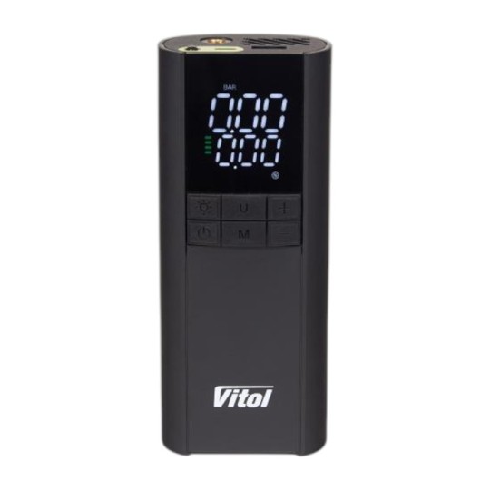 Автомобільний компресор ViTOL 3в1 Повербанк 8000 mAh та ліхтар (K-35)