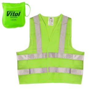 Жилет безпеки світловідбивний Vitol зелений 166 G XXL